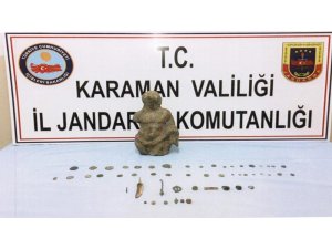 Karaman’da tarihi eser operasyonu: 3 gözaltı