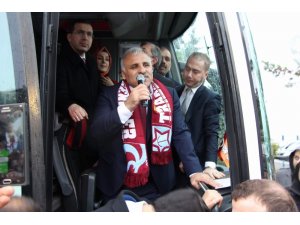 AK Parti Trabzon Büyükşehir Belediye Başkan adayı Zorluoğlu’na coşkulu karşılama