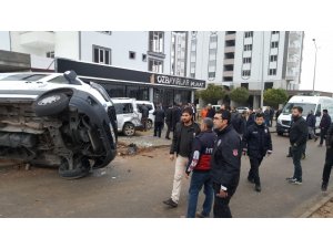 Kahta’da zincirleme kaza: 2 Yaralı
