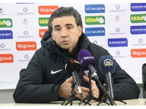 "Kazanarak yolumuza devam etmek istiyoruz"