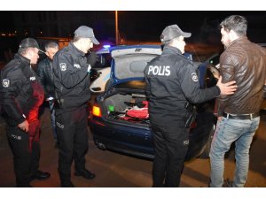 Uygulama noktasından drift atarak kaçan alkollü sürücü yakalandı