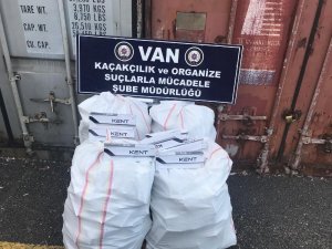 Van’da 3 bin 370 paket kaçak sigara ele geçirildi
