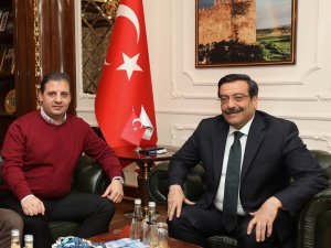 Amed ve Diyarbekirspor’dan Başkan Atilla’ya ziyaret