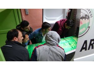 Kocası tarafından öldürülen kadın ile oğlunun cenazesi alındı
