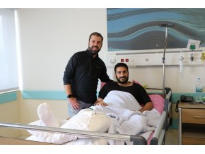 Antrenmanda sakatlanan Antalyasporlu futbolcu, Isparta’da sağlığına kavuştu