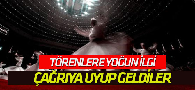 Mevlana'yı Anma Törenlerine Yurdun Her Köşesinden Katılım