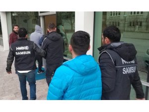 Samsun’da 5 zanlıya uyuşturucudan tutuklama