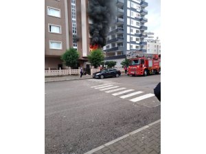 Mersin’de evde çıkan yangın korkuttu