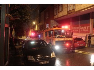 Bağcılar’da korkutan doğalgaz yangını