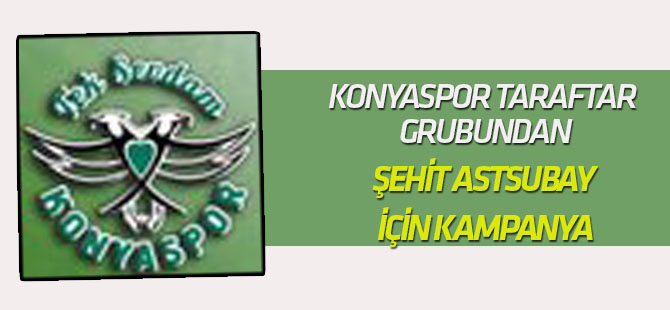 Konyaspor taraftar grubundan anlamlı kampanya