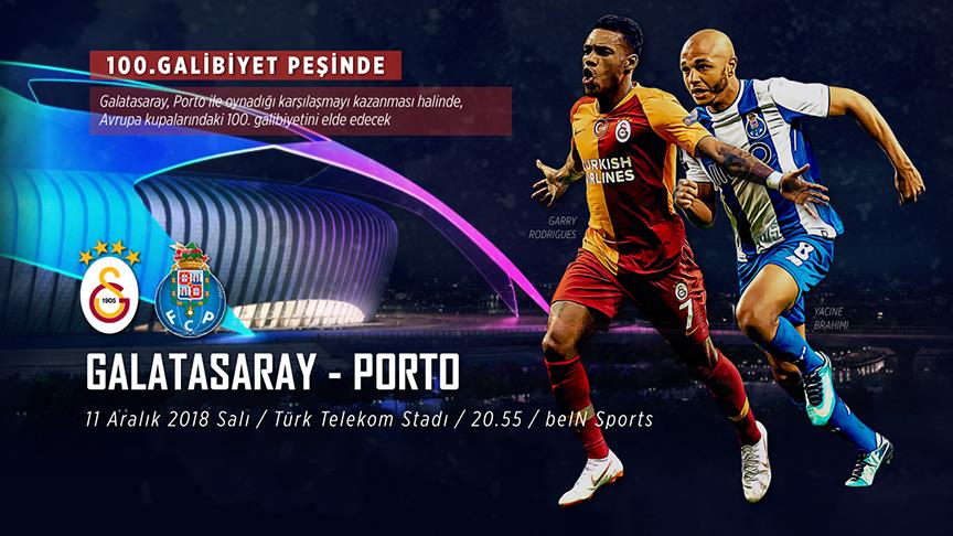 Galatasaray, Porto maçına hazır