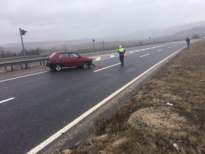 Karabük’te trafik kazası: 1 yaralı