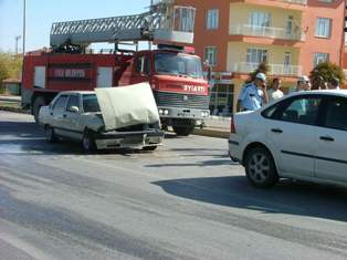 Kulu'da trafik kazası: 1 yaralı