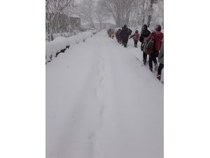 Bingöl'de kar yağışı