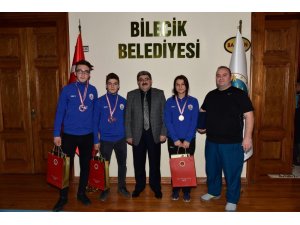 Halter ve judo şampiyonları ödüllendirildi