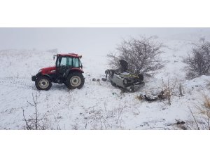 Aşkale’de trafik kazası: 1 yaralı