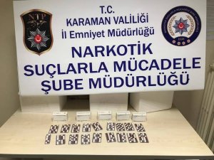 Karaman’da uyuşturucu hap operasyonu: 1 tutuklama