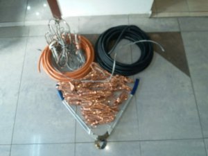 4 bin TL’lik kablo çalan 3 şüpheli yakalandı