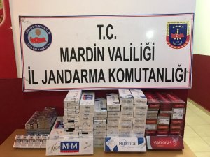 Mardin’de 950 paket kaçak sigara ele geçirildi