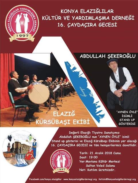 Elazığlılar Kürsübaşı etkinliği düzenliyor