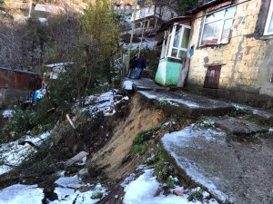 Zonguldak'ta heyelan