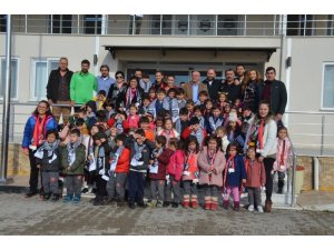 Minik öğrencilerden Nazilli Belediyespor’a ziyaret