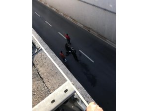 10 metre yüksekten alt geçite düşen kız öğrenci yaralandı
