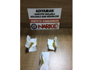 Üzerinde uyuşturucu ile yakalanan şahıs gözaltına alındı