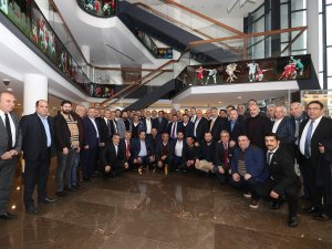 TFF 2 ve 3. Lig kulüp başkanlarından  Demirören'e ziyaret