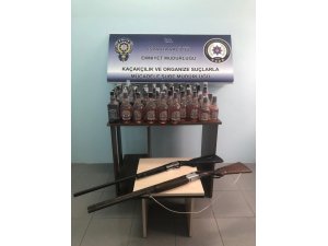 Isparta’da yılbaşı öncesi kaçak içki operasyonu