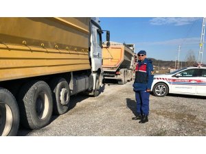 Jandarma trafik timlerinden ’ağır vasıta’ denetimi