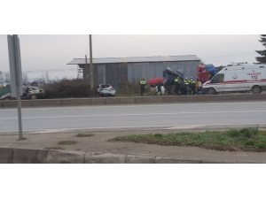 Sakarya’da otomobiller çarpıştı: 4 yaralı