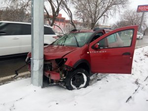 Akpınar ilçesinde kaza: 1 yaralı