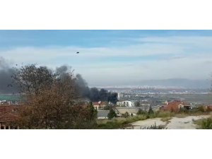 Bursa’da çatı yangını