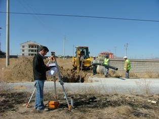 Kulu'da kanalizasyon çalışmaları