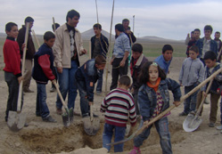 Kutören'de 1400 fidan dikildi