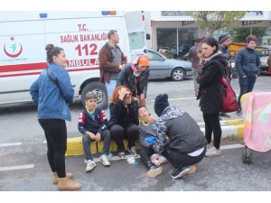 Manavgat’ta zincirleme trafik kazası: 5 yaralı