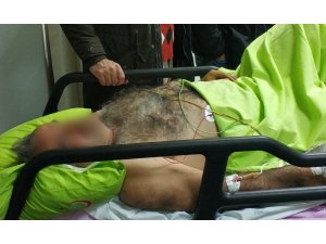 Elektrik akımına kapılan işçi ölümden döndü