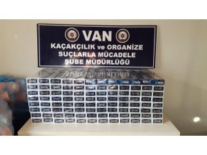 Van’da 20 bin 780 paket kaçak sigara ele geçirildi