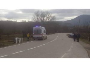 Gediz’de trafik kazası: 1 yaralı