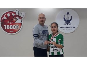 Raffa sahası olmayan sporcu Türkiye üçüncüsü oldu