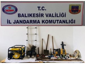 Marmara’da kaçak kazı yapanlar suçüstü yakalandı