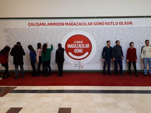 M1 Konya AVM’den çalışanlarına sürpriz