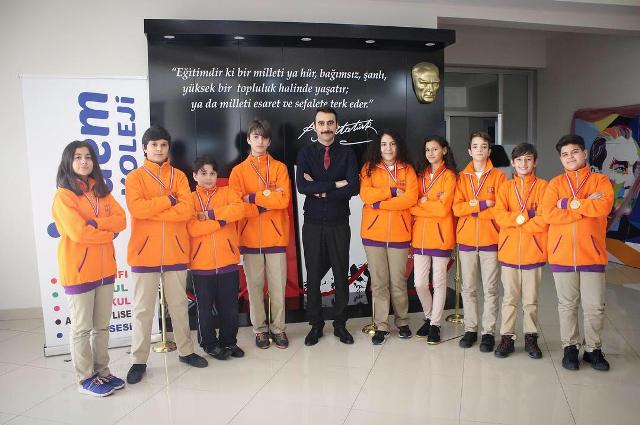 Tedem’li öğrenciler Konya’nın gururu oldular