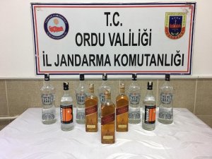 Ordu’da sahte içki ele geçirildi