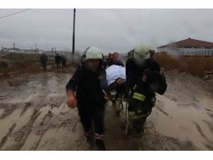 Geceyi düşüğü bataklıkta geçirdi