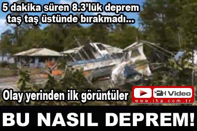 Pasifik'te 8.3'lük deprem