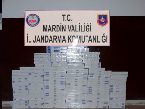 Bin 400 paket kaçak sigara ele geçirildi