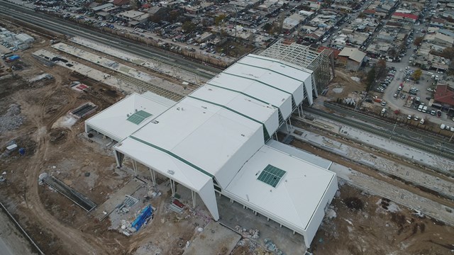 Konya'nın yeni YHT Garı havadan görüntülendi
