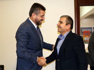 Özüm esnaf ziyaretlerini sürdürdü